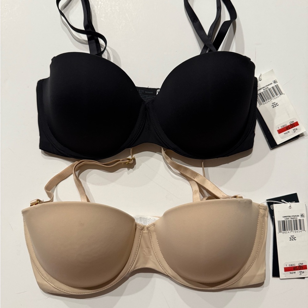 Ralph Lauren Woman’s Luxe Smoothing Convertible Strapless Bras 32C